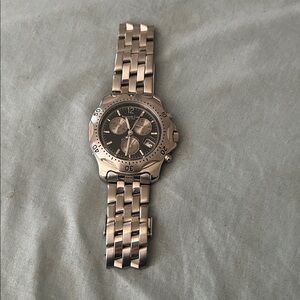 Stainless Steel Men's Chronograph Watch - Silver